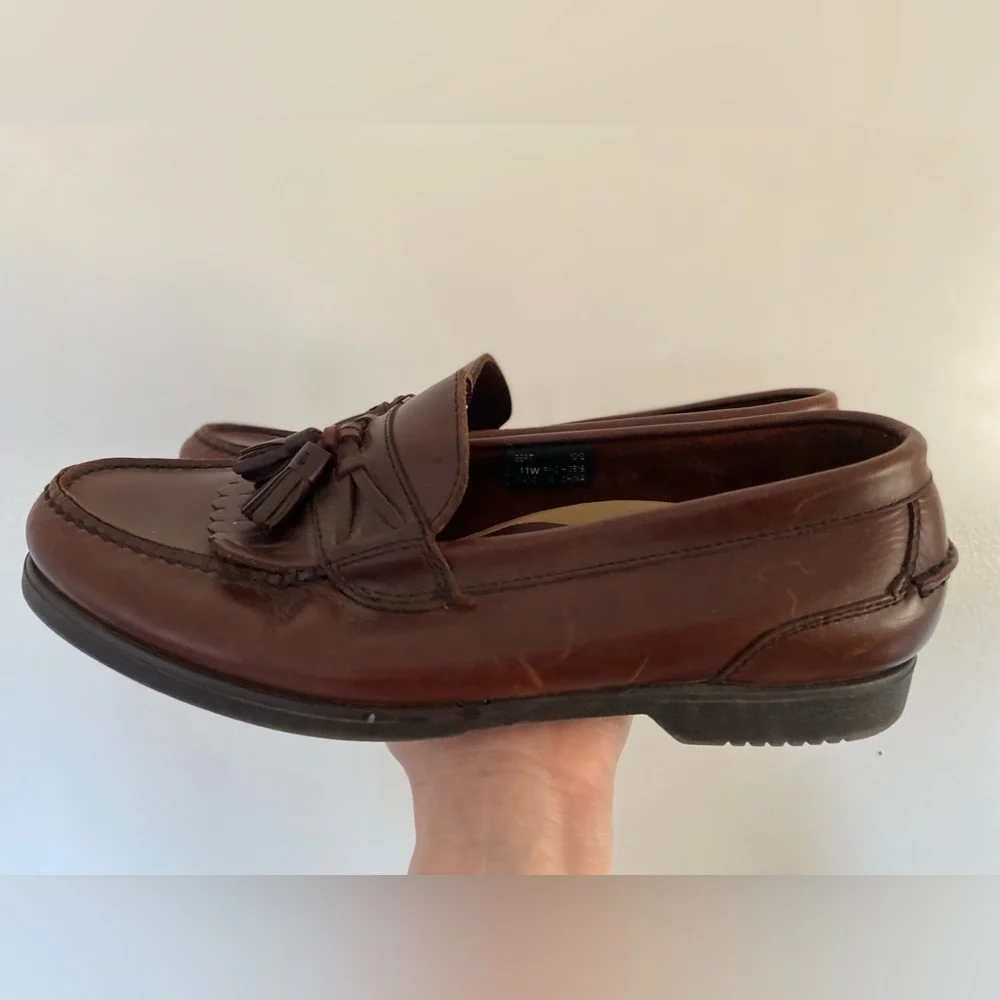 Freeman Leather Tassel Loafers Preppy Classic Sophisticated Comfort Professional